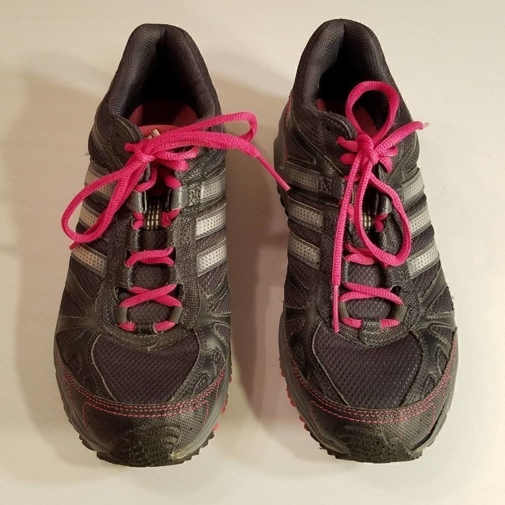 Adidas Adiwear Running Shoes Gray Pink sz 9 - Picture 1 of 8